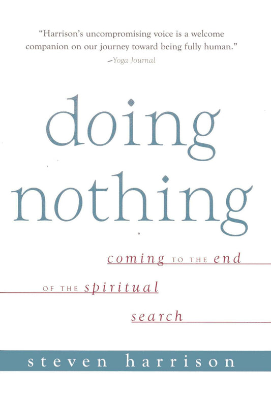 Cover image for Doing Nothing, isbn: 9781591810681
