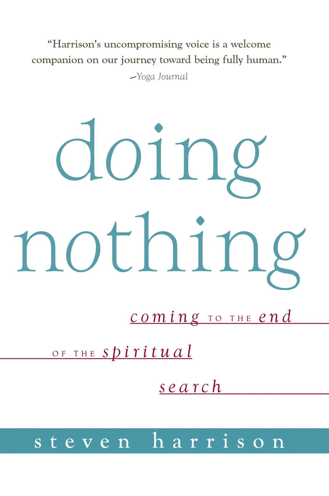 Cover image for Doing Nothing, isbn: 9781591813088